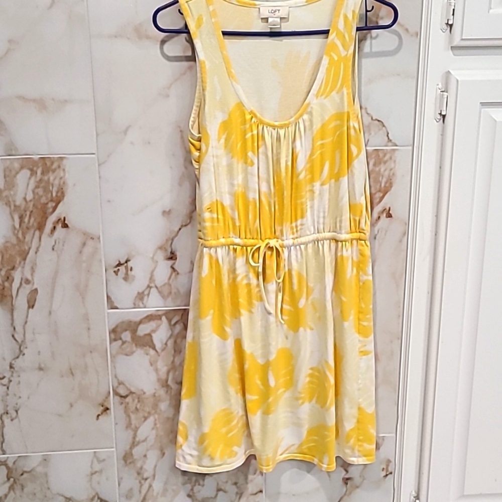 Loft drawstring sundress Size M